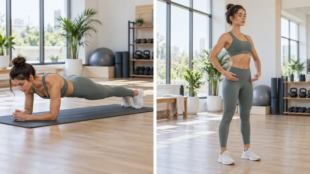 Gainage Hypopressif vs Planche : 3 Différences Essentielles Comparatif gainage hypopressif vs planche pour affiner la taille