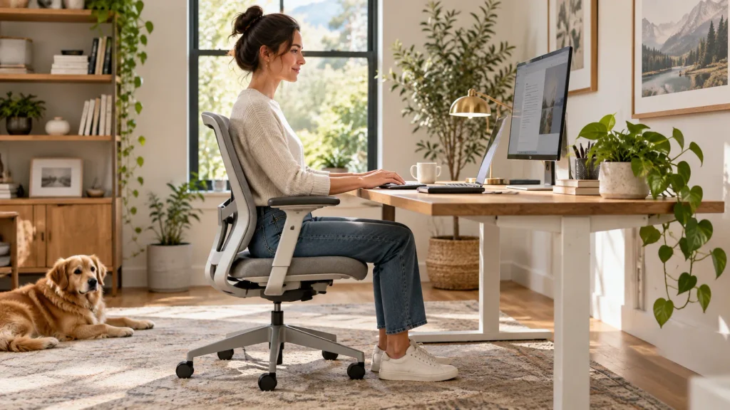 Habitudes de posture et ventre plat au bureau pour eviter les douleurs dorsales