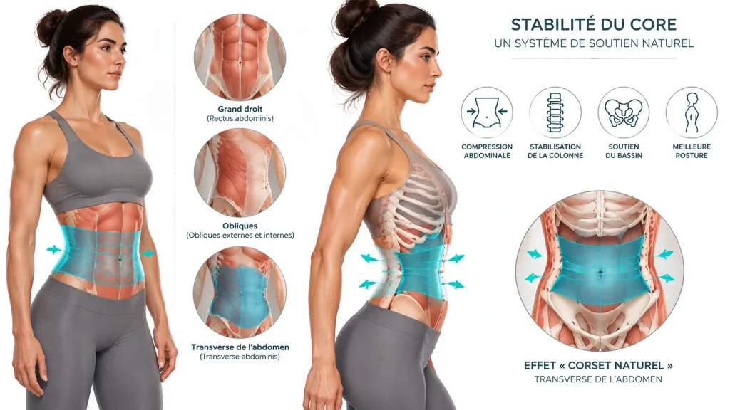 muscle transverse de l'abdomen et respiration hypopressive