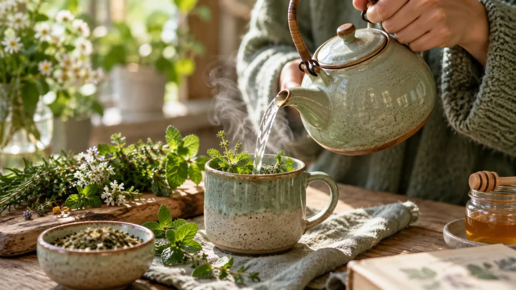 Tisane Anti-Ballonnement : 5 Recettes Express pour Dégonfler en 24h Preparation d une tisane digestive pour degonfler le ventre apres le repas