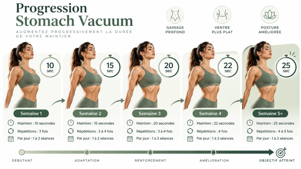 Stomach Vacuum Combien de Temps : Résultats et Délais Réels stomach vacuum temps apnee progression