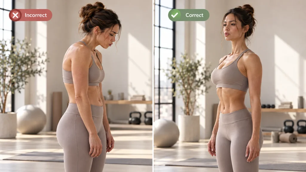 stomach vacuum comparaison erreurs posture